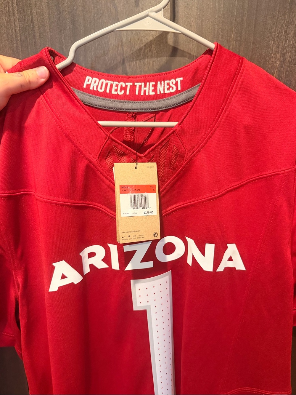 Arizona Cardinals #1 Red Nike NFL Jersey Large Murray - Picture 5 of 5